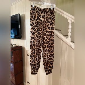 Tracy Porter Collection silk joggers size large